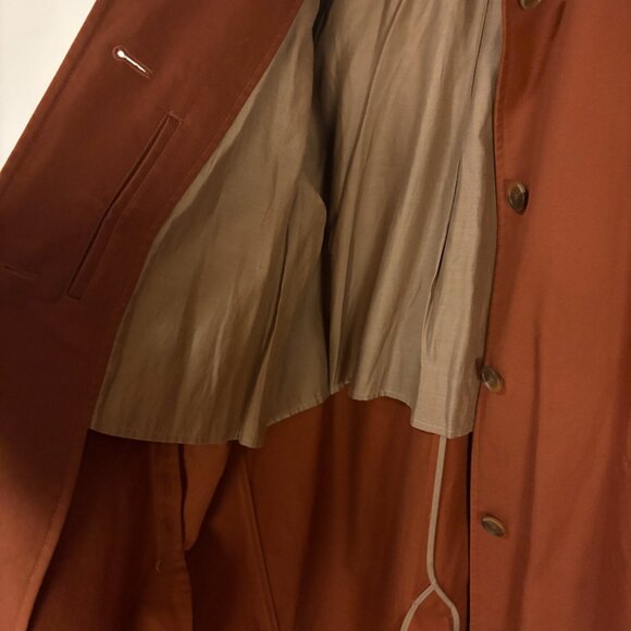 Everlane Cocoa Brown Mac Coat - Size 16 - Picture 6 of 15